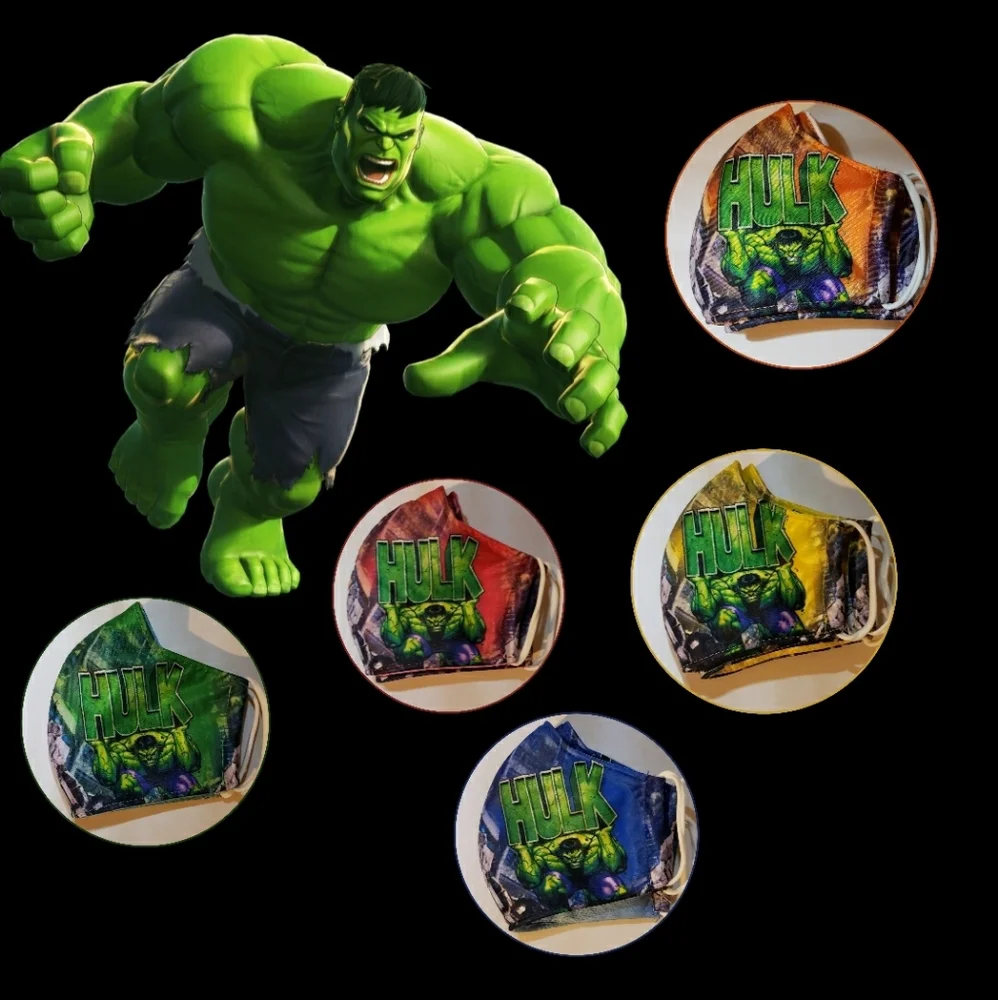 Incredible Hulk Kids Face Mask